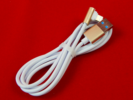 Кабель USB A - угловой Lightning (Apple iPhone/iPad/iPod) 1,2м