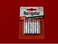 Алкалиновая батарейка Navigator, AA, 1.5V, 4шт