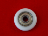Нейлоновое колесо с подшипником Ø6xØ27x7 мм