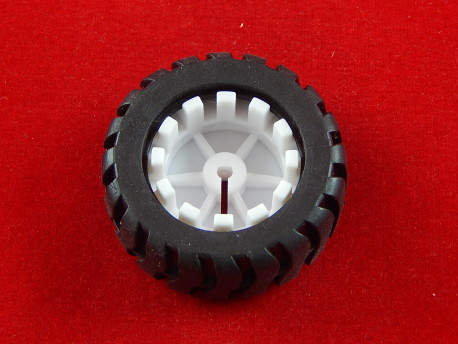 Пластиковое колесо с шиной (Ø 43 мм)