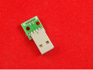 USB A на плате для пайки
