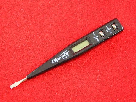Тестер напряжения SPARTA 12–220 В, жидкокристаллический дисплей
