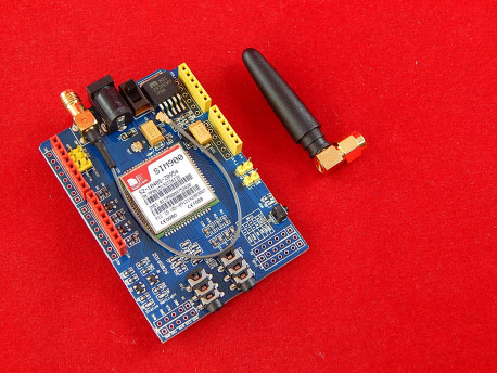 GPRS шилд для Arduino Uno на SIM900 (без контактов для пайки)