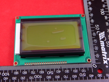 Графический LCD дисплей LCD12864 12864-5V ST7920 (Зеленый)