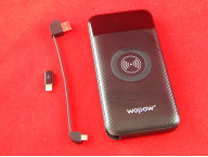 Портативный мобильный аккумулятор Wopow PW12 10000mAh беспроводная зарядка
