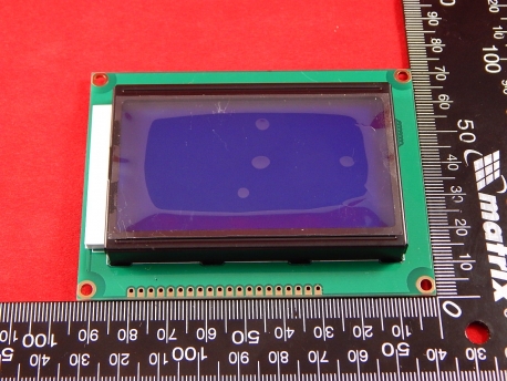 Графический LCD дисплей LCD12864 12864-5V ST7920 (Синий)