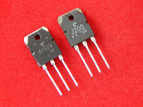 2SK1529+2SJ200 Пара MOSFET транзисторов