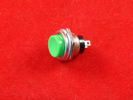 Кнопка AB6-M OFF-(ON), 125В, 3А Зеленая