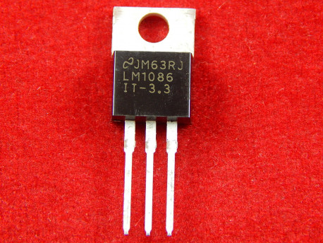 LM1086IT Стабилизатор 3,3 V 1,5 А