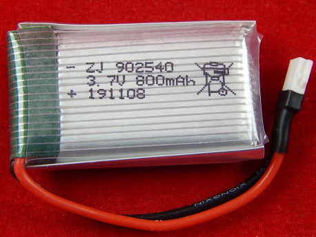 Литиево-полимерная батарея 3,7В, 800mAh
