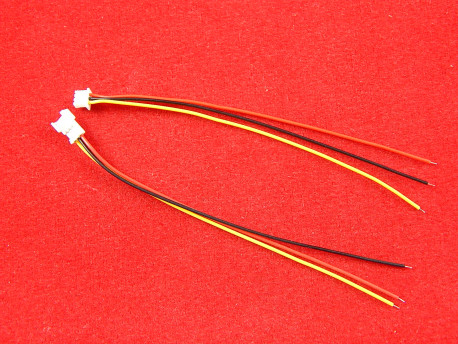 Разъем Micro JST 1,25мм 3 пиновый с кабелем Папа-Мама