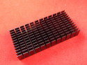 Радиатор алюминиевый чёрный 120х56х20 мм