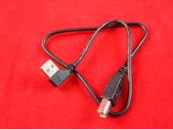 Кабель переходник, угловой USB 2.0 на TYPE-B 2.0, 50 см