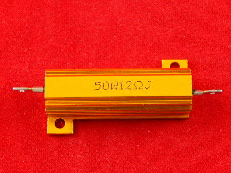 Резистор силовой RX24, 50Вт, 12Ом
