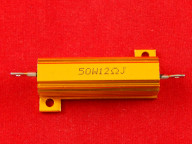 Резистор силовой RX24, 50Вт, 12Ом