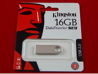 USB Флеш-накопитель Kingston DTSE9H, 16GB, 2.0, серебристая