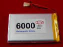 Аккумулятор Li-Pol 6000мАч 3.7В (Литий полимерный)