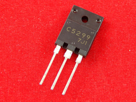 Биполярный транзистор 2SC5299, 1500V, 70W, 10A, NPN, TO-3PF