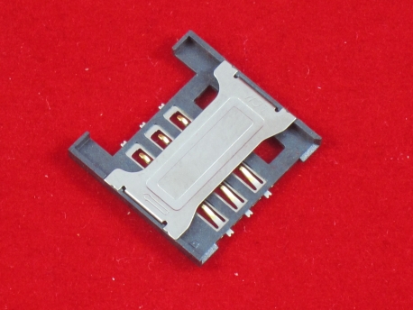 Разъем для Mini-SIM карт, 25×15x0,76 мм