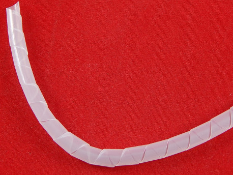 Бандаж спиральный SWB, белый, 1 метр, Ø10 мм