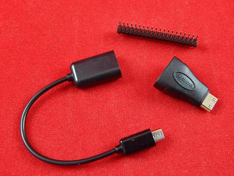 Аксессуары для Raspberry Pi, mini-HDMI/USB/GPIO, 3 в 1