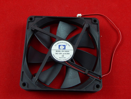 Вентилятор JDL14025S, 12В, 0.35А, 140x25 мм