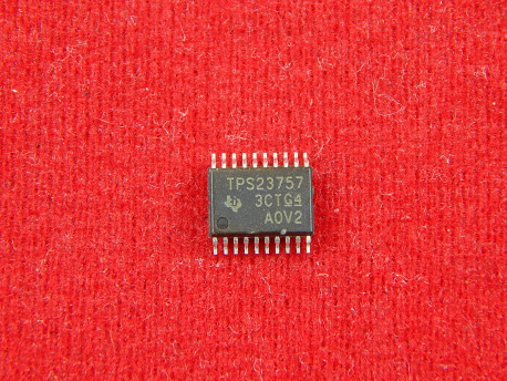 TPS23757PW Микросхема с высокоэффективным PoE-интерфейсом и DC/DC-контроллером