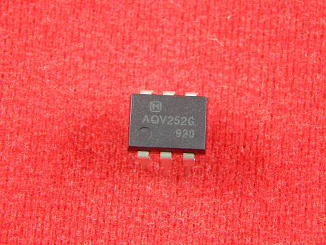 AQV252G МОП-транзисторное реле, 60В, 2.5А, 150Вт, DIP-6