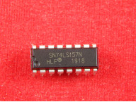 SN74LS157N Четырехъядерный мультиплексор с двумя входами, 5.25В, 8мА, PDIP-16