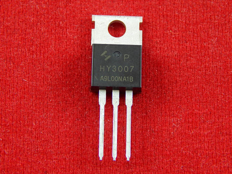 HY3007 Полевой транзистор, N канальный, 120В, 68A, TO-220AB
