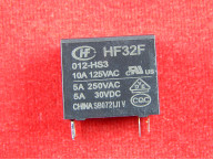 Реле электромагнитное HF32F-012-HS3, 12В, 5A