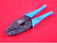 Кримпер для опрессовки наконечников клемм и гильз HS-40J, синий