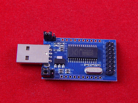 Мультифункциональный CH341A конвертер из USB 2.0 в UART, EPP, I2C и SPI