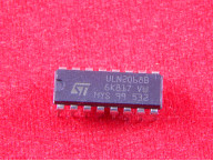 ULN2068B Счетверенный переключатель на транзисторах Дарлингтона, 50В, 1.5А, DIP-16