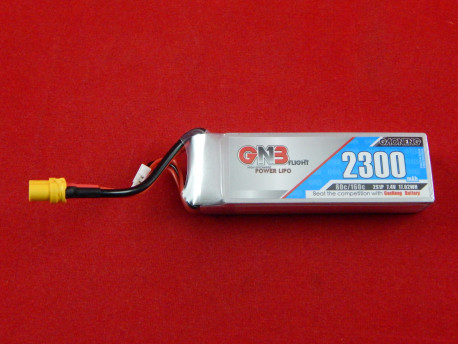 Аккумулятор Li-Po, 7.4V, 2300mAh, 2S, 80C
