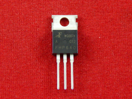 IRF640NPBF, Транзистор полевой N-канальный 200В, 18А, 150Вт, 0.15Ом