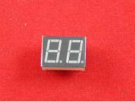Двухразрядный цифровой индикатор (общий катод, красный, 0.56")