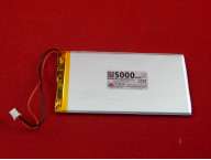 Аккумулятор Li-Pol, 3.7V, 5000mAh, (124х65х4мм)