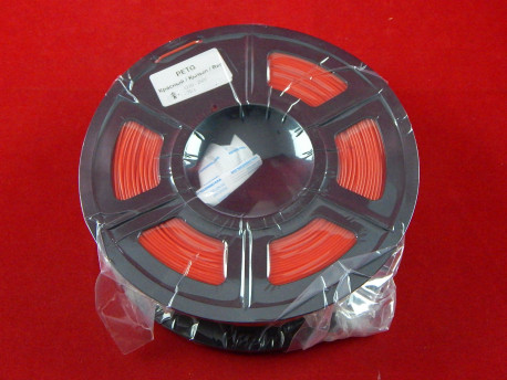 Красный PETG пластик 3DN 1 кг (1,75 мм) для 3D-принтеров