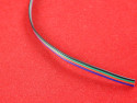 Провод для светодиодной RGB ленты 22AWG, 4 жилы, 1 м