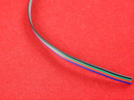 Провод для светодиодной RGB ленты 22AWG, 4 жилы, 1 м