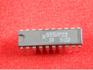К555ИР22, 8-ми разрядный буферный регистр с потенциальным управлением, Б/У