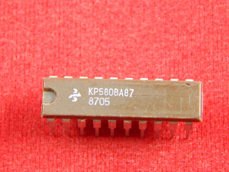КР580ВА87, Двунаправленный 8-ми разрядный шинный формирователь (с инверсией) (IC8287), Б/У