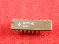 КР580ВА87, Двунаправленный 8-ми разрядный шинный формирователь (с инверсией) (IC8287), Б/У