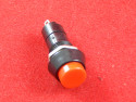 Кнопка-выключатель, 250 В, 1 А, ON-OFF, 2с, без фиксации, красная
