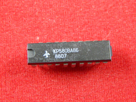 КР580ВА86, Двунаправленный 8-ми разрядный шинный формирователь (без инверсии) (IC8286), Б/У