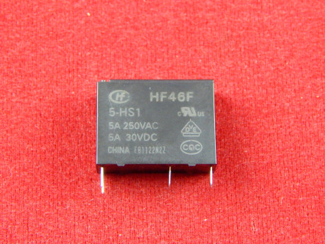 Реле HF46F 5VDC 5A (HF46F-5-HS1)