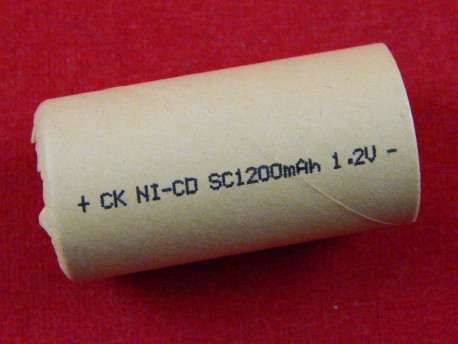 Аккумулятор Ni-Cd SC 1200mAh 1.2V картонная оболочка