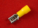 Клемма FDD5.5-250, 6.35 мм, сечение кабеля 4-6 кв.мм (мама)