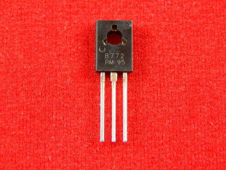 2SB772, Транзистор, PNP-канал, 40В, 3А, TO-126